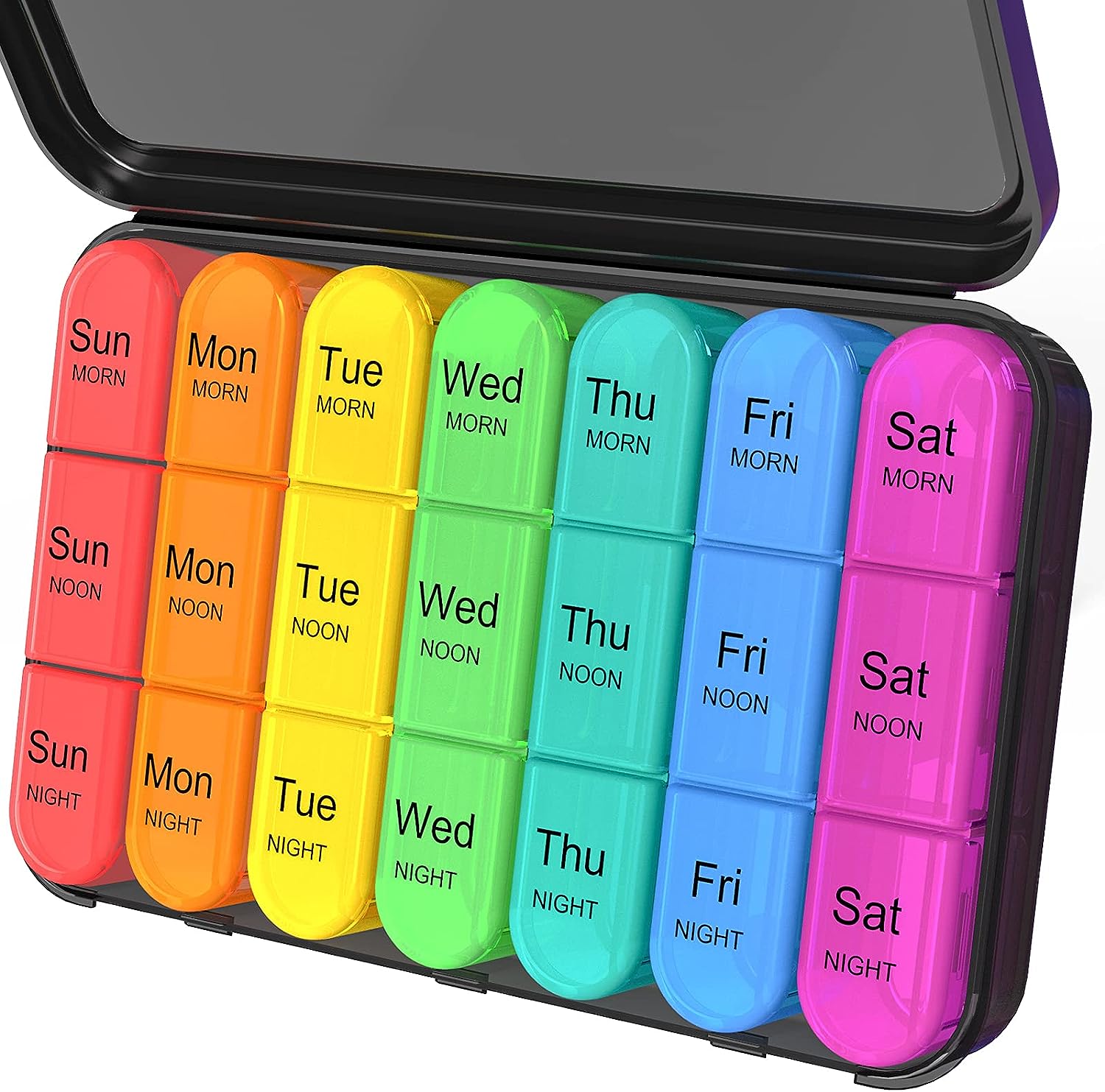 Weekly Pill Organizer 3 Times a Day